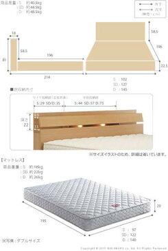 ベッド シングル ベット ベッドフレーム おしゃれ 安い 北欧 一人暮らし 国産 コンセント マットレス付き 棚 ライト 読書 スプリングマットレス 宮付き ヘッドボード 枕元