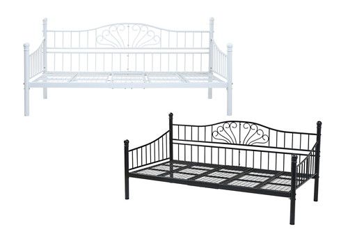 あす楽 ベッド シングル ベット ベッドフレーム おしゃれ 安い 北欧 一人暮らし ミドルベッド パイプベッド 姫系 アンティーク お姫様 かわいい フレーム パイプ ソファ ソファベッド ハイ＆ロー 高さ調節 床下収納スペース活用 スチール