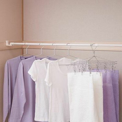 部屋干し 伸縮ポール 1本【 物干し竿 物干し 突っ張り つっぱり 洗濯竿 伸縮 ベランダ物干し 洗濯物干し 屋外物干し 】 送料無料 送料込 学割 プレミアム