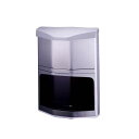 郵便ポスト ポスト 郵便受け 玄関 設置 屋外用 おしゃれ 壁掛け 壁面取付 縦型 ステンレス 防水 表札 ネームプレート A4 メール便 シルバー シンプル