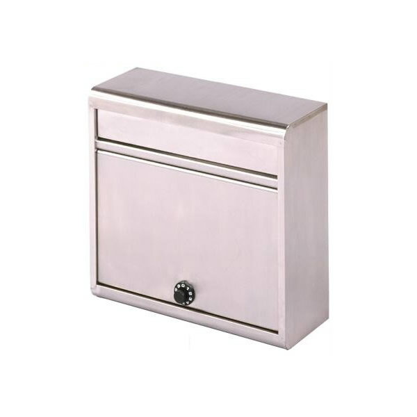 郵便ポスト 新聞受け メールボックス 玄関 設置 屋外用 壁掛け 壁面取付 縦型 ダイヤル錠 ダイヤル式 鍵付き ステンレス 錆びない 防錆 防水 塞ぐ 表札 ...