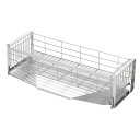 水切りかご 水切り 水切りカゴ 水切りトレー 水切りラック 水切り棚 コップ 皿 流し台 流し シンク上 大容量 ステンレス すきま すき間 隙間 収納 スリム...