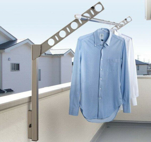 ベランダ 物干し 竿受け 竿掛け 竿置き 取り付け 金具 屋外 洗濯物干し 軒下 バルコニー 物干し台 テラス