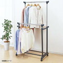 ハンガーラック おしゃれ 頑丈 丈夫 洋服掛け パイプハンガー ポールハンガー コートハンガー クローゼット 洗濯 物干し 室内干し 部屋干し 省スペース スリ...