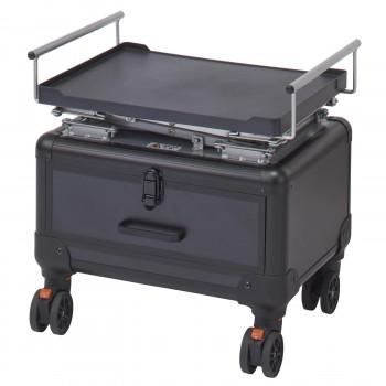 昇降 作業台 キャスター 高さ調整 高さ調節 ワークテーブル 棚 ラック ワゴン カート 調理台 什器 飲食店 器械台 手術 医療 病院 静音 実験台 消毒 オ...