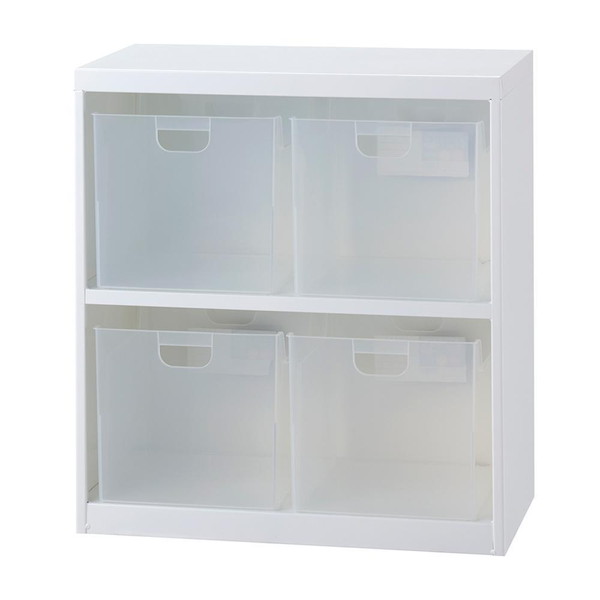 完成品 レターケース チェスト A4 引き出し 引出し 2段 深型 白 ホワイト 棚 書類トレー スリム 収納 スチールラック キャビネット オフィス 大容量 ...