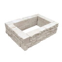 レンガブロック 屋外用 おしゃれ 花壇 庭 安い 激安 フェンス ガーデン 造園 diy プランター ベランダ 置くだけ 並べる だけ インテリア 園芸 装飾 ...