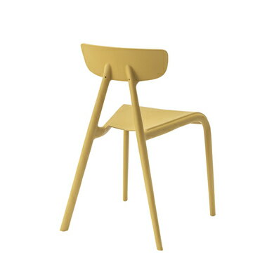 ダイニングチェア 椅子 おしゃれ 北欧 レトロ 軽量 安い モダン カフェ PC テレワーク 在宅 アンティーク 学習 チェア 玄関 イエロー 黄色 約 幅50 奥行53.5 高さ79.5 座面高47 [3]