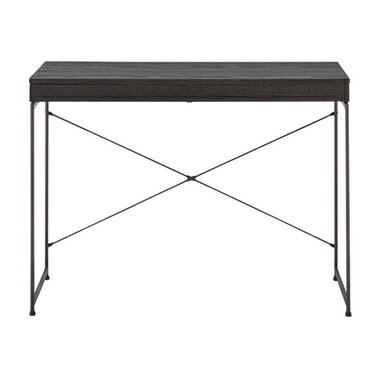 パソコンデスク おしゃれ pc 机 オフィス テレワーク 在宅 安い 北欧 ゲーム 子供 勉強 ブラック 黒 約 幅100 奥行45 高さ73 [2]