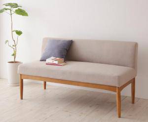 ソファー 2人掛け 2人用 ダイニングベンチ 食事 ダイニングチェア 椅子 おしゃれ 安い ( 背もたれ ) 125cm ボックス ファミレス 脚 ルンバ 布張り 北欧 モダン デザイナーズ 高級 ミッドセンチュリー