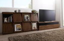 テレビ台 ローボード テレビボード + 本棚 扉付き マガジンラック 一人暮らし 家具 セット 新生活 応接間 サイドボード リビングボード キャビネット ワン...