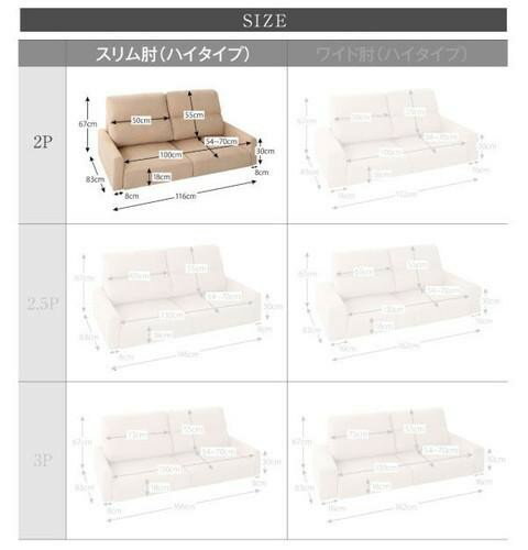 コーナーソファー コーナーソファ ソファー L字 l型 おしゃれ 安い 北欧 2人掛け 二人掛け オットマン付き スツール 足置き 椅子 カウチ( ソファ&オットマンセットスリム肘 ハイタイプ2P ) [3]