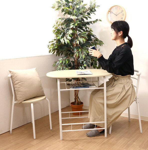 ダイニングセット ダイニングテーブルセット おしゃれ カフェ モダン 安い 北欧 ダイニングチェア 椅子 アンティーク 木製 シンプル ホワイト×ホワイト 幅8...