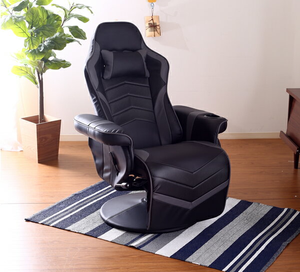 リクライニングチェア ソファー ソファ 1人掛け 一人掛け 1人用 一人用 一人暮らし オットマン付き 足置き ふかふか 高級 おしゃれ リビング ハイバック ...