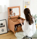 あす楽 ドレッサー 1面 テーブル 化粧台 コスメ 鏡台 机 収納 姿見 コンパクト ミニ 北欧 アンティーク 可愛い 姫系 ジュエリー アクセサリー 大容量 ...