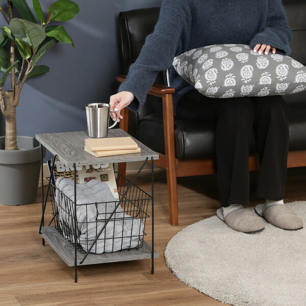 ベッドサイドテーブル おしゃれ ソファー ナイトテーブル ベッド横 安い リビング 北欧 木製 アンティーク 西海岸 ミニ コンパクト ヴィンテージ コーヒー ...