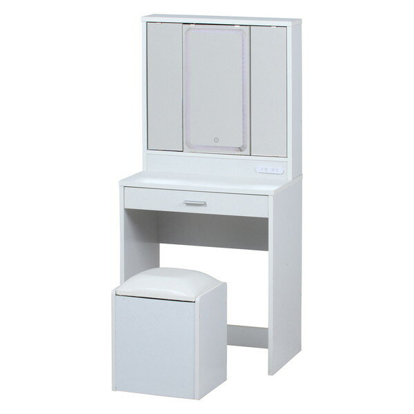 ドレッサー 3面鏡 テーブル 化粧台 コスメ 鏡台 机 収納 姿見 コンパクト ミニ 北欧 アンティーク 可愛い 姫系 ジュエリー アクセサリー 大容量 おしゃ...