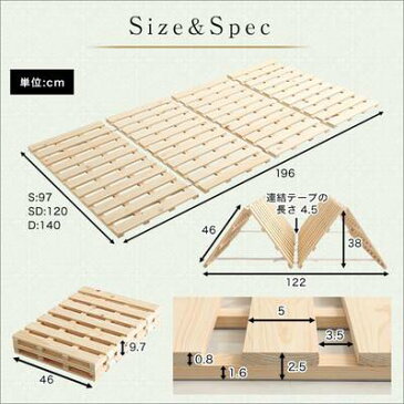 ベッド セミダブル すのこマット すのこベッド ローベッド ロータイプ 低い フロアベッド 低床 北欧 布団用 折りたたみ 和室 床板 のみ 直置き 通気性 結露 除湿 床置き カビ 布団干し 宮無し すのこ 四つ折り 檜 マット 二つ折り ひのき ヘッドレス ノーヘッド ヒノキ