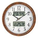 シンプル 洋風 北欧 温度計 電波時計 カレンダー ライト 照明 保証 時計 壁掛け 壁掛け時計 掛け時計 壁時計 ウォールクロック 掛時計 インテリア時計 デザイン時計 クロック