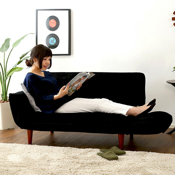 ソファー 2人掛け リクライニング 折りたたみ 折り畳み 肘付き 脚付き 2人用 ルンバ コンパクト ...