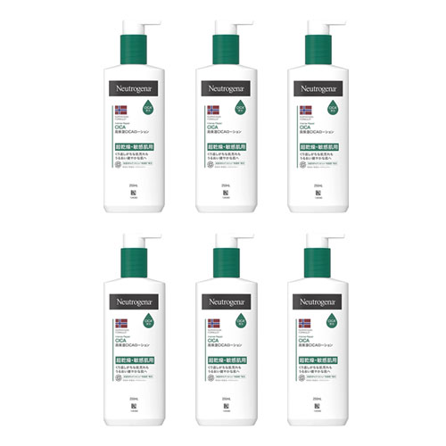 ニュートロジーナ ノルウェー フォーミュラ インテンスリペア CICA ボディエマルジョン 250ml 6個セット