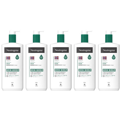 樂天商城 - ニュートロジーナ 乾燥肌 敏感肌 ケアボディローション 450ml ノルウェー フォーミュラ インテンスリペア CICA ボディエマルジョン 5個セット