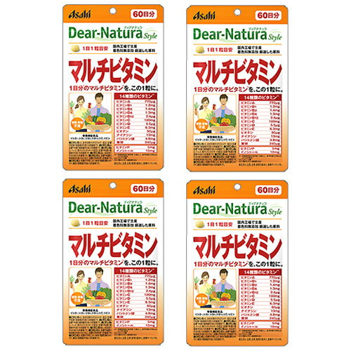 樂天商城 - ディアナチュラ マルチビタミン 60日分 60粒 4個