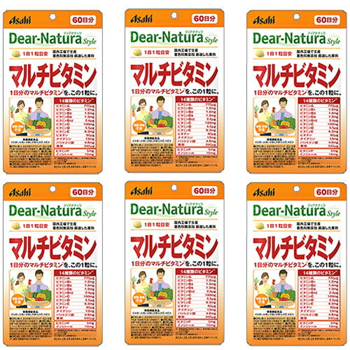 樂天商城 - ディアナチュラ マルチビタミン 60日分 60粒 6個