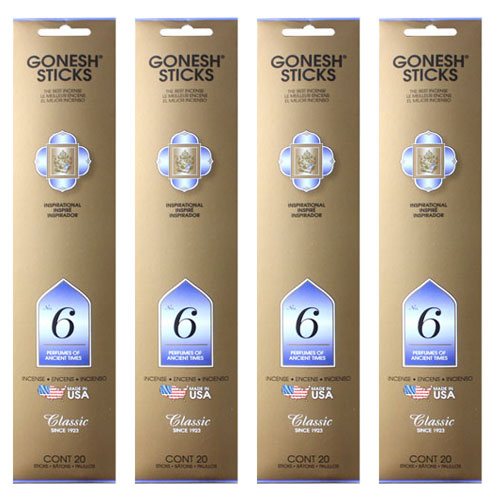 ガーネッシュ No.6 GONESH お香 スティック インセンス 80本 リラックス 癒し グッズ 香り 芳香 匂い ネコポス