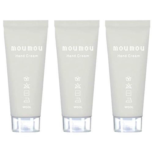 moumou ムームー ハンドクリーム ウール 3個 シアバター ホホバオイル アーモンドオイル