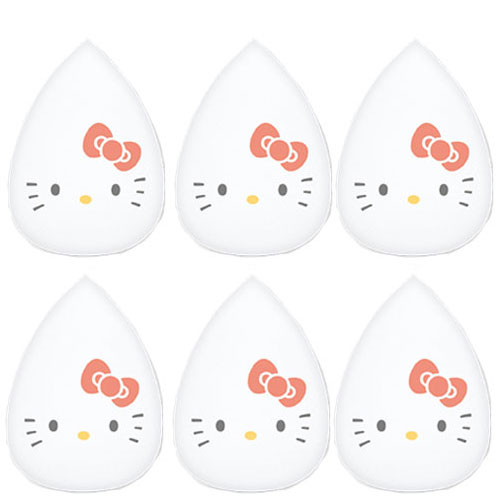 エッグパフ メイクスポンジ 2個 パフ スポンジパフ サンリオ キティ 化粧 メイク