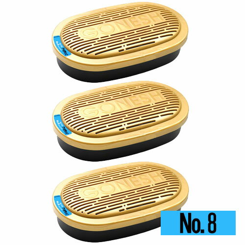 ガーネッシュ GONESH 車 芳香剤 ビッグゲルマックス カーフレグランス No.8 3個