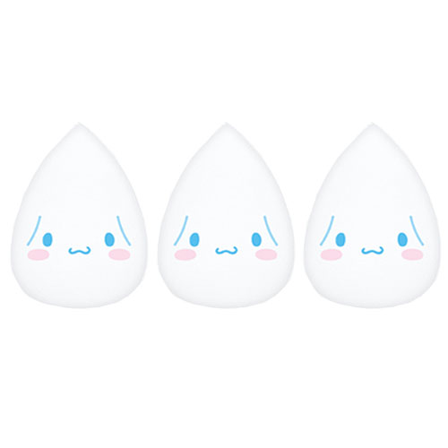 エッグパフ メイクスポンジ パフ スポンジパフ サンリオ シナモロール 化粧 メイク