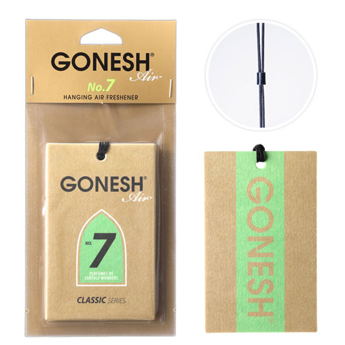 ガーネッシュ エアフレッシュナー 車 芳香剤 吊り下 GONESH エアーフレッシュナー カーフレッシュナー ハンギングエアフレッシュナー No.7
