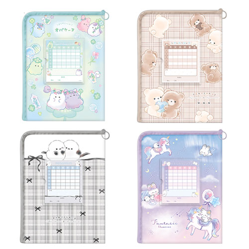 連絡袋 小学校 a4 ファスナーケース 連絡帳袋 キャラクター かわいい