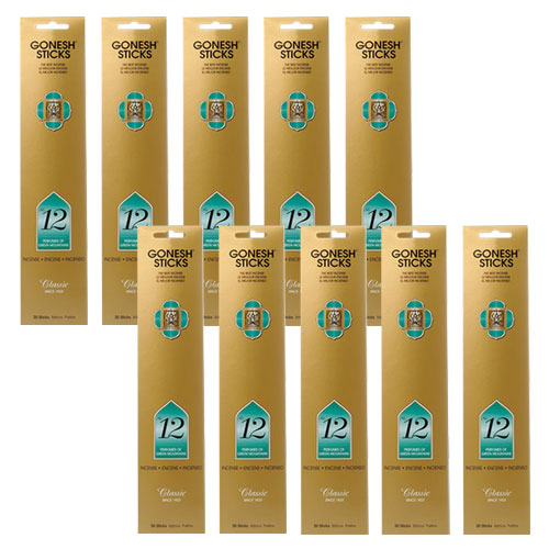 ガーネッシュ No.12 GONESH お香 スティック インセンス 10個 200本 リラックス 癒し グッズ 香り 芳香 匂い ネコポス