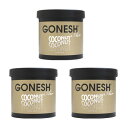 GONESH ガーネッシュ ココナッツ 3個 ゲル缶 エアフレッシュナー 車 芳香剤 ジェル カーフレグランス
