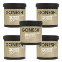 GONESH ガーネッシュ ココナッツ 5個 ゲル缶 エアフレッシュナー 車 芳香剤 ジェル カーフレグランス