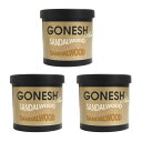 GONESH ガーネッシュ サンダルウッド ゲル缶 3個 エアフレッシュナー 車 芳香剤 ジェル カーフレグランス