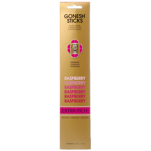 Raspberry - ガーネッシュ ラズベリー GONESH お香 スティック インセンス 20本 リラックス 癒し グッズ 香り 芳香 匂い