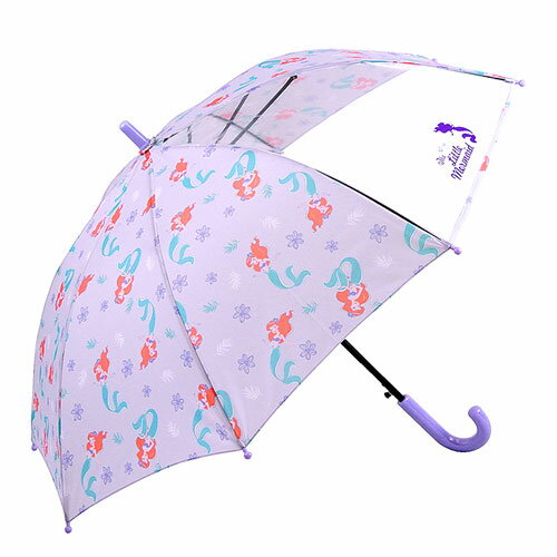 女の子 傘 キッズ 傘 女の子 50cm ディズニー アリエル プリンセス 傘 子供用 雨傘 かわいい ジャンプ