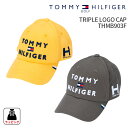 トミーヒルフィガーゴルフ キャップTRIPLE LOGO CAP THMB903FTOMMY HILFIGER GOLF 新カラー追加帽子 CAP フリーサイズ 57cmつば広 熱中症対策ギフト プレゼント