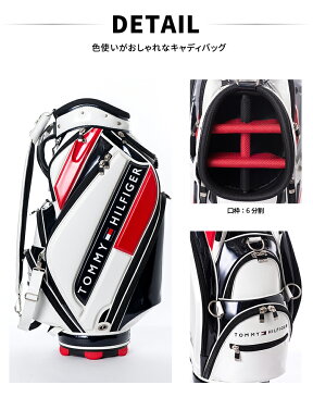 【2021年6月中旬入荷予定】トミーヒルフィガーゴルフ キャディバッグTOMMY HILFIGER GOLF THMG7FC1カートキャディバッグプロトタイプCB【ネーム刻印サービス】