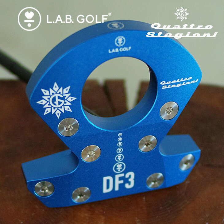 Rakuten - 【入荷！・限定オリジナル】L.A.B. GOLF ラブ・ゴルフ DF3 × Quattro Stagioni クアトロスタジオーニ コラボ ★オリジナル 木の庄帆布 専用ヘッドカバー付き Kinosho ブルー・ブラック・グリーン・レッド・ピンク ラブゴルフ