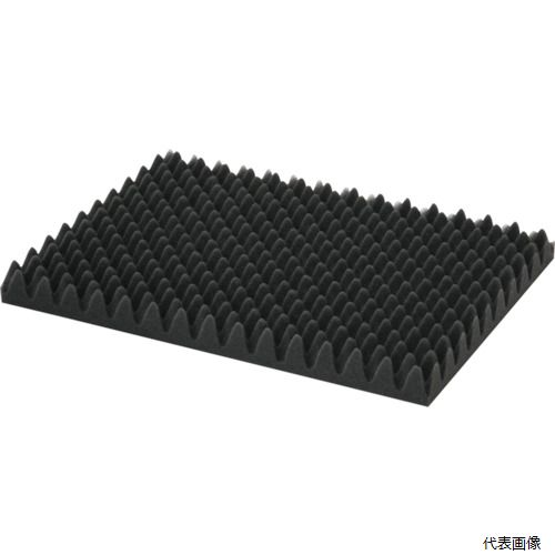 【特長】 ●用途に合わせて自由にカットできます。 【用途】 ●波型のクッションが凹凸がある収納物を衝撃から保護します。 【仕様】 ●色：ブラック ●外形寸法(mm)間口：450 ●外形寸法(mm)奥行：330 ●外形寸法(mm)高さ：40 ●ACCSプロテクトクッションPT-L 【材質／仕上】 ●ポリウレタン 【入数】 ●1個 他のサイズはこちら 在庫のない商品は検索に表示されない場合がございます