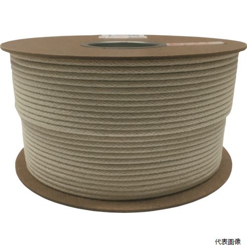 ユタカメイク RCX-5200 ロープ 綿金剛打ロープドラム巻 5mm×1m