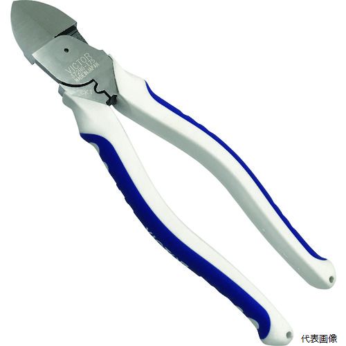 フジ矢 372HG-175 Victor ハイグレード 偏芯VA線ニッパ(薄刃)(エラストマーカバー付き)175mm