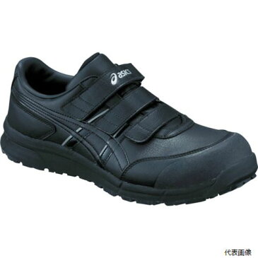 アシックス ウィンジョブCP301 ブラック×ブラック 24.5cm (FCP301.9090-24.5) 靴