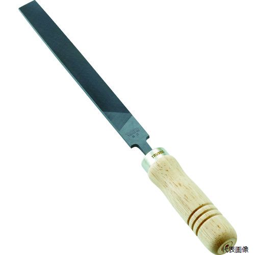 【スタンプラリー】トラスコ THI150-03-S TRUSCO 鉄工用ヤスリ 木柄付 平 細目 刃長150