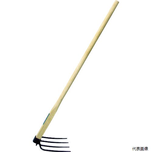 (代引き不可) 【スタンプラリー】キンボシ 4085 GS 堆肥万能鍬(4本爪)1200mm柄